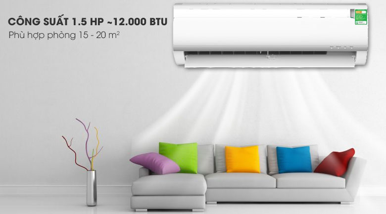 Máy lạnh - Midea Mono 1.5 HP MSAFII-13CRN8 - Xuất xứ Thái Lan
